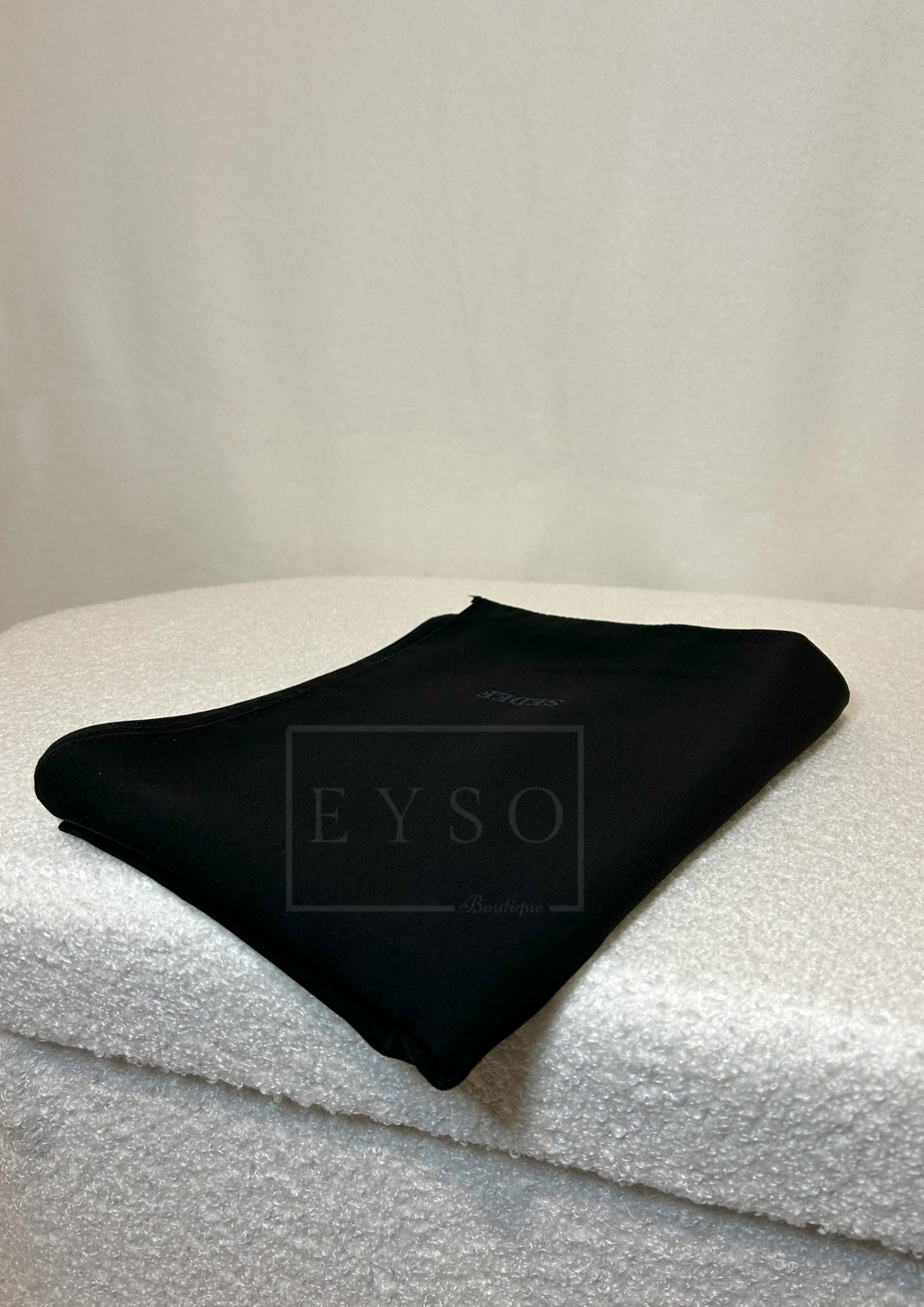 Hijab SEDEF Soie de Médine - NOIR - 20