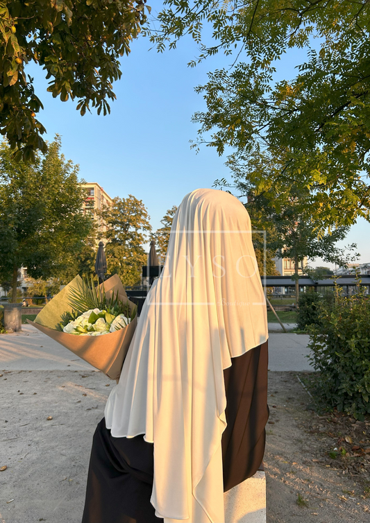 Hijab SEDEF Jersey Premium Luxe - Blanc - 27