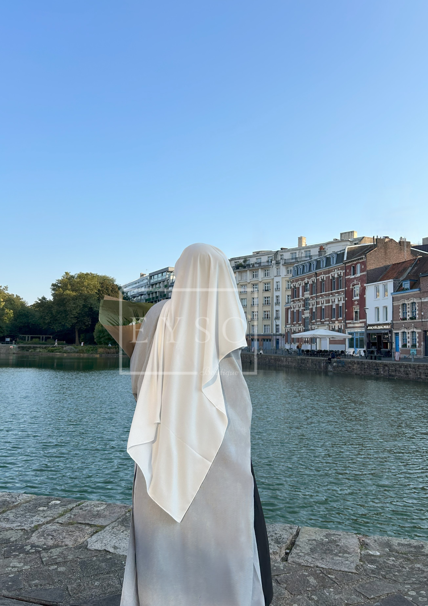 Hijab Soie de Médine - BLANC - 32
