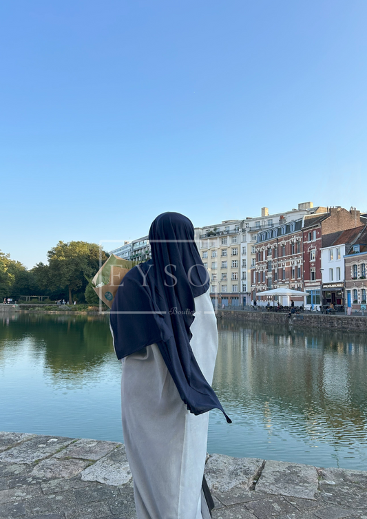 Hijab Jersey - Bleu Marine - 36