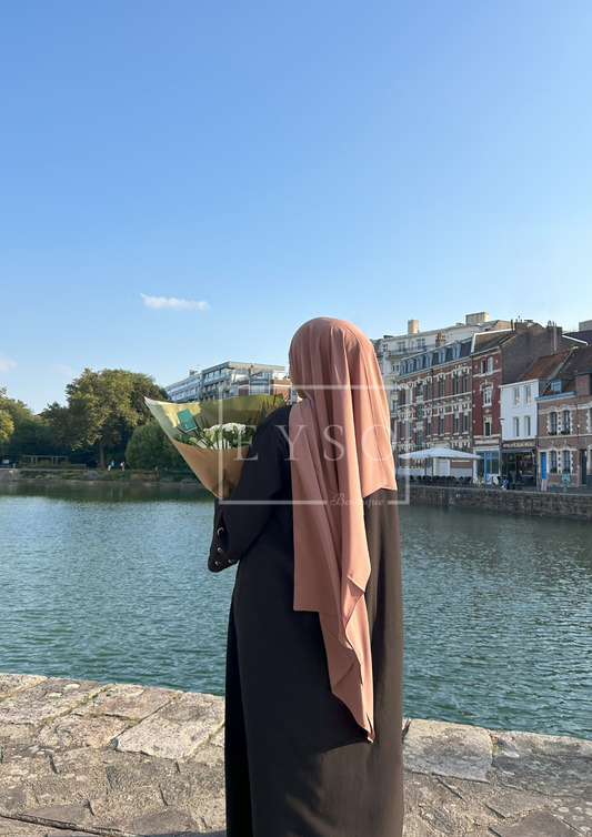 Hijab SEDEF Soie de Médine - Rose Taupe - 6