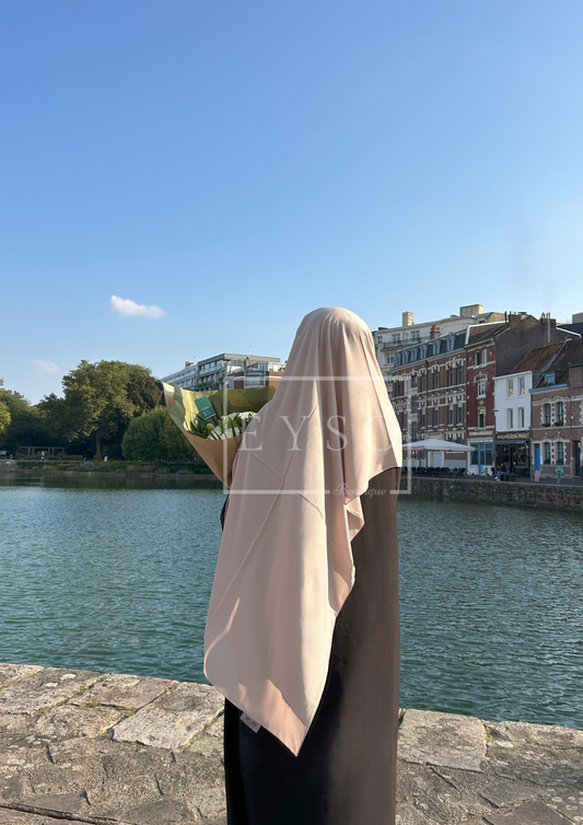 Hijab SEDEF Soie de Médine - Beige Sable - 7