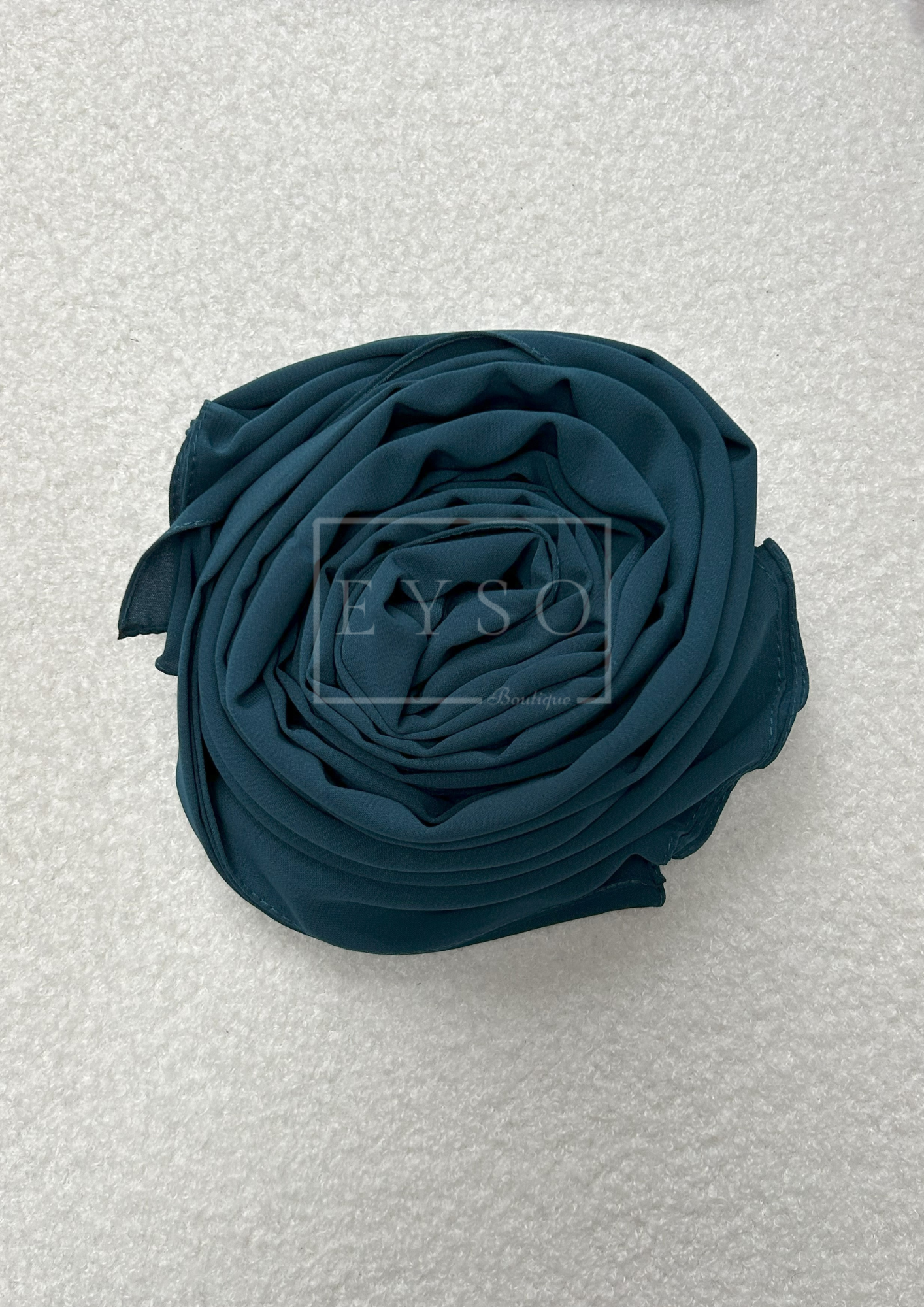 Hijab Soie de Médine - Bleu canard - 31