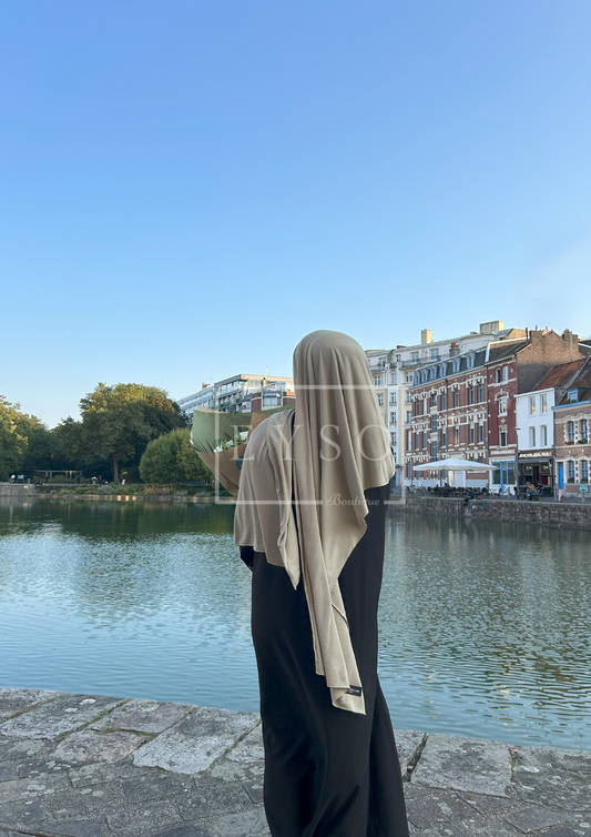 Hijab Jersey - Beige - 37