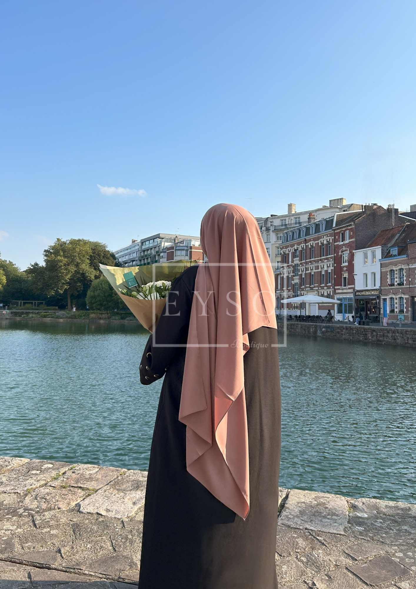 Hijab SEDEF Soie de Médine - Rose Taupe - 6