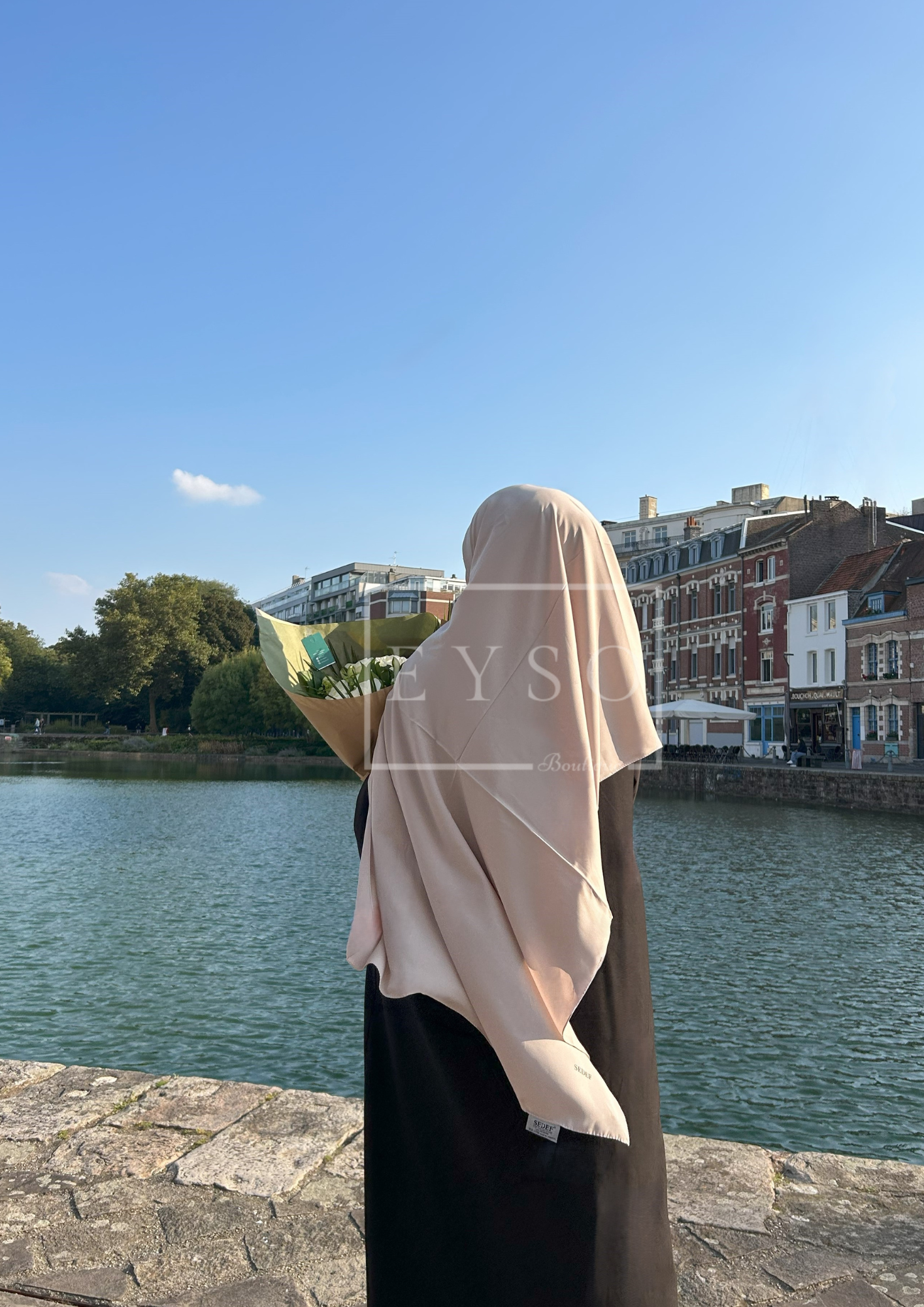 Hijab SEDEF Soie de Médine - Beige Sable - 7