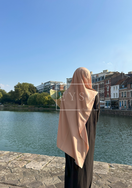 Hijab SEDEF Soie de Médine - Camel - 9